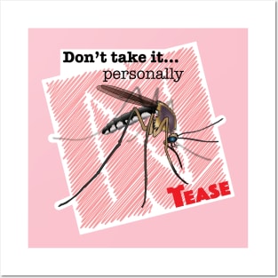 Mosquito biting Posters and Art